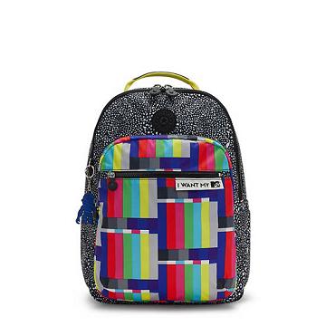 Kipling Seoul Large MTV 15" Backpack Laptop Bags MTV Static | CA 1660WN